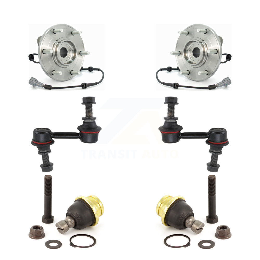 Transit Auto K7T-109256 Wheel Bearing and Hub Assembly for 2008-2012 Nissan Armada, Nissan TITAN, INFINITI QX56 - Front product image