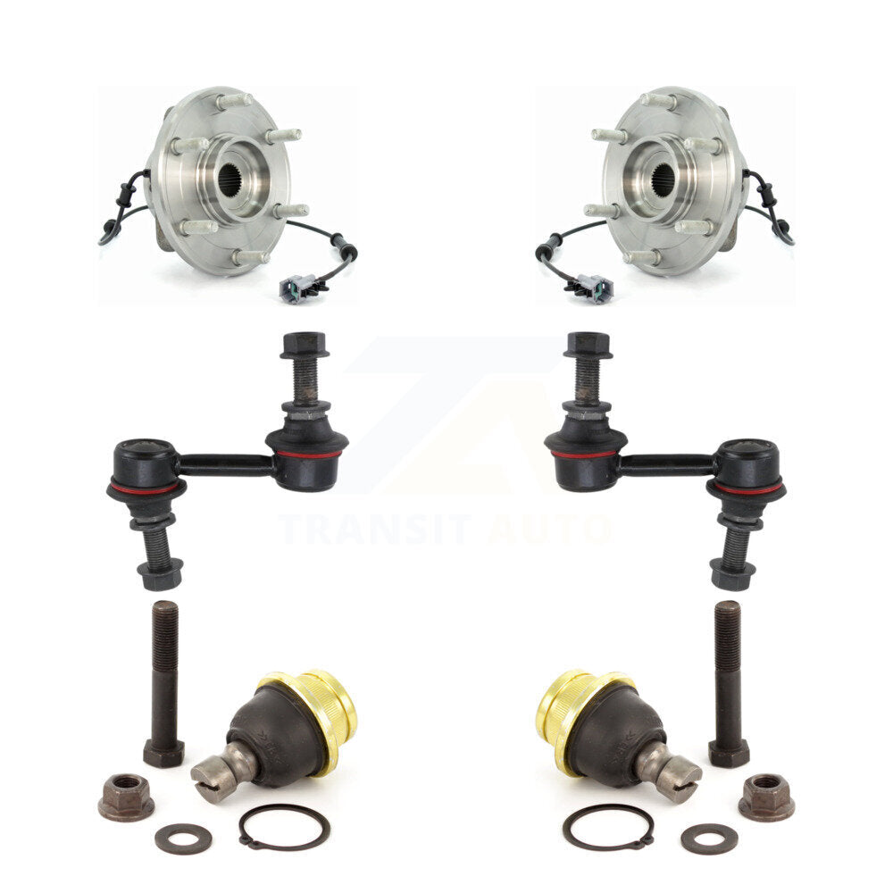 Transit Auto K7T-109258 Wheel Bearing and Hub Assembly for 2004-2007 Nissan Armada, INFINITI QX56, Nissan Pathfinder Armada & more - Front product image