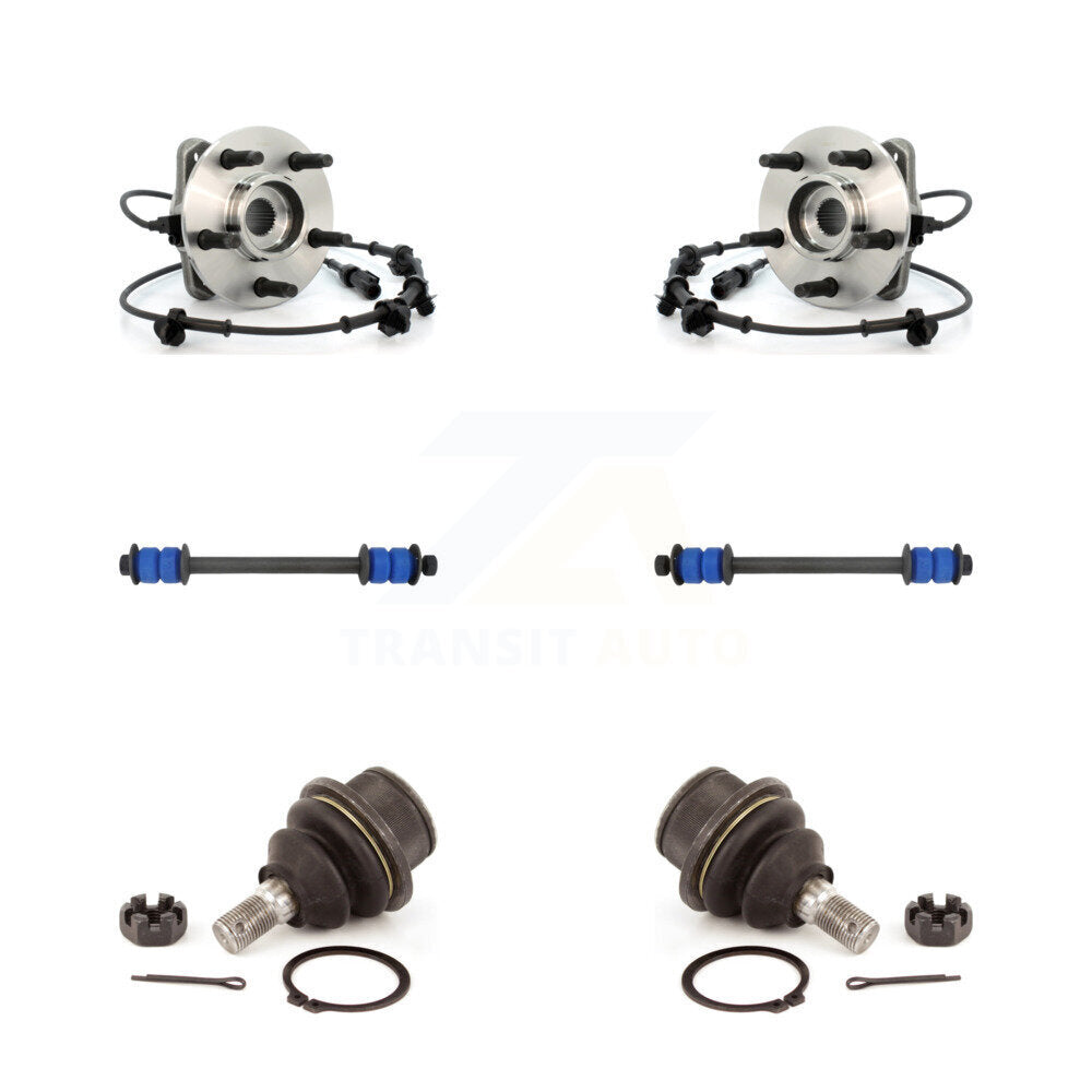 Transit Auto K7T-109263 Wheel Bearing and Hub Assembly for 2000-2002 Ford Ranger, Mazda B3000, Mazda B4000 - Front product image