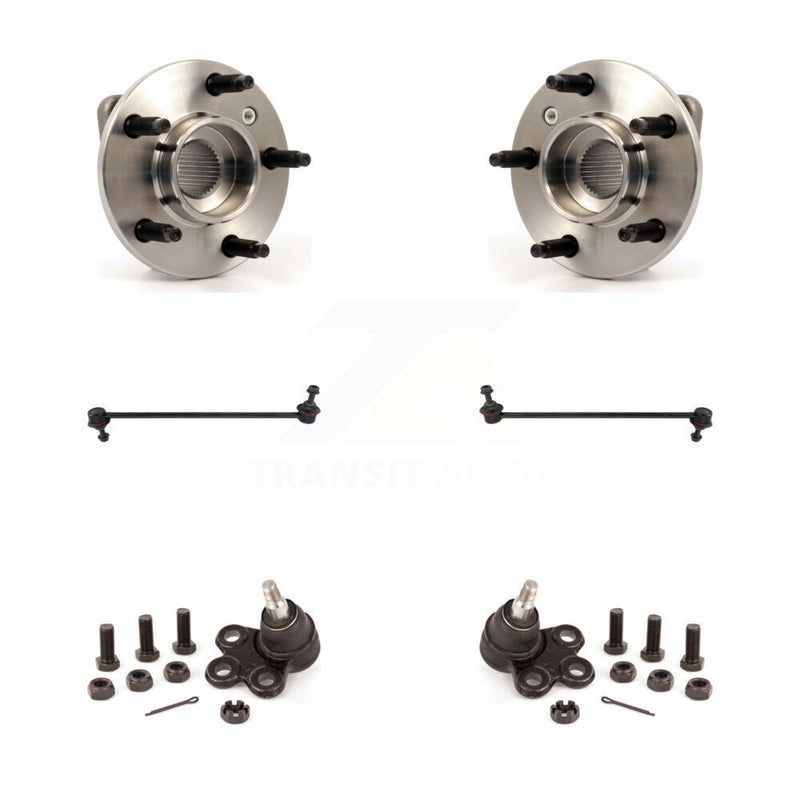 Transit Auto K7T-109285 Wheel Bearing and Hub Assembly for 2005-2008 Pontiac Grand Prix, Pontiac Montana - Front product image