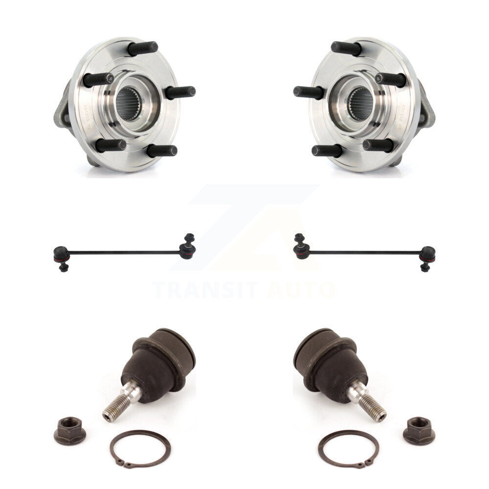 Transit Auto K7T-109300 Wheel Bearing and Hub Assembly for 2007-2014 Chrysler 200, Dodge Avenger, Chrysler Sebring - Front product image