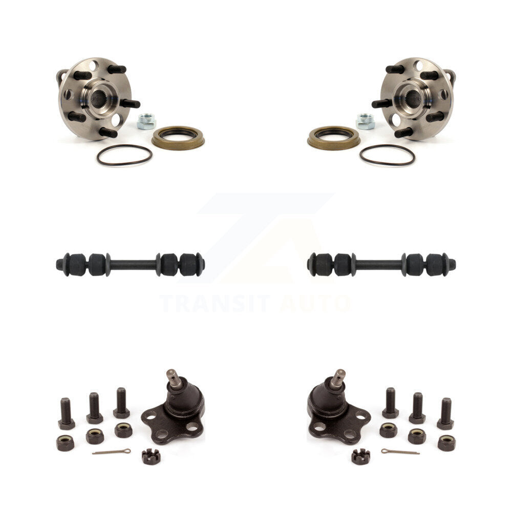 Transit Auto K7T-109312 Wheel Bearing and Hub Assembly for 1984-1998 Oldsmobile Achieva, Oldsmobile Cutlass Calais, Chevrolet Beretta & more - Front product image