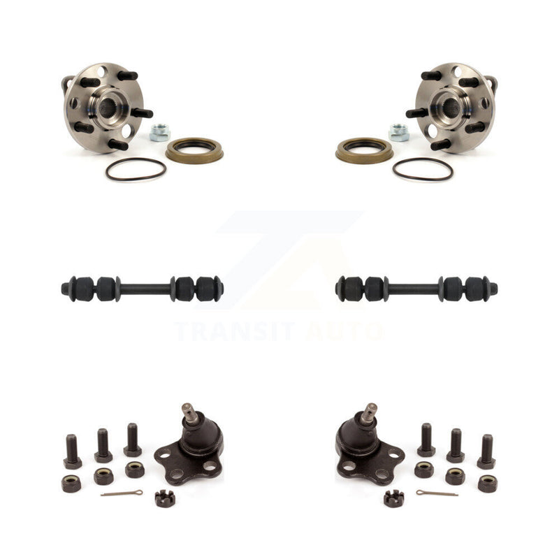 Transit Auto K7T-109312 Wheel Bearing and Hub Assembly for 1984-1998 Oldsmobile Achieva, Oldsmobile Cutlass Calais, Chevrolet Beretta & more - Front product image