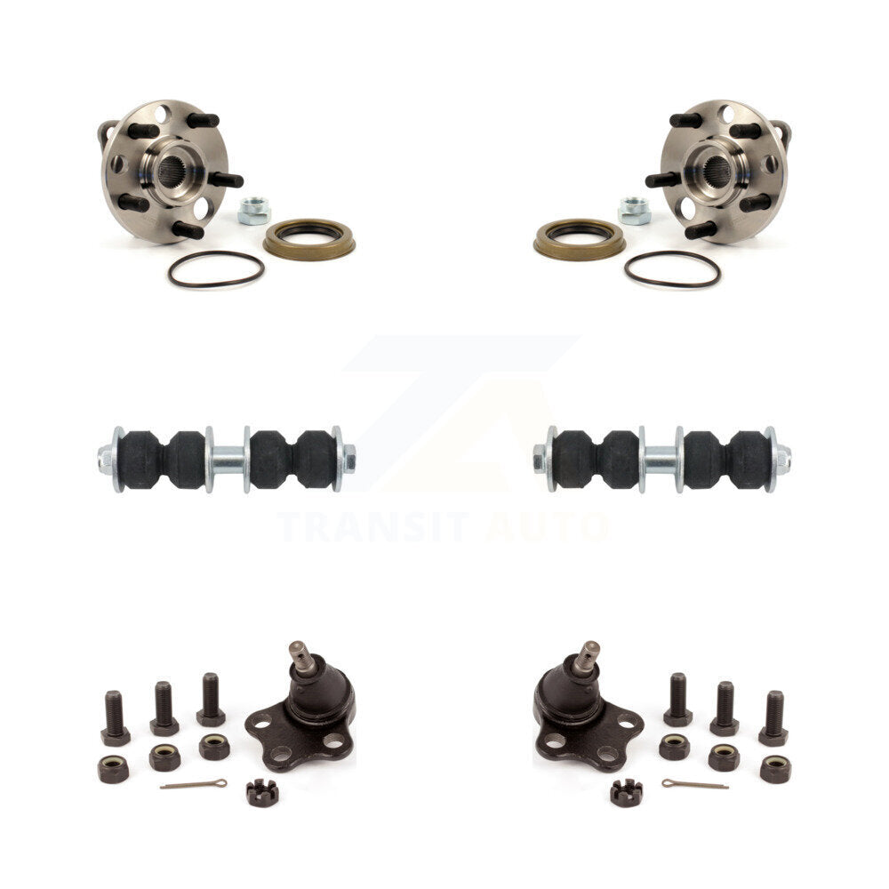 Transit Auto K7T-109313 Wheel Bearing and Hub Assembly for 1995-2005 Chevrolet Cavalier, Pontiac Sunfire - Front product image