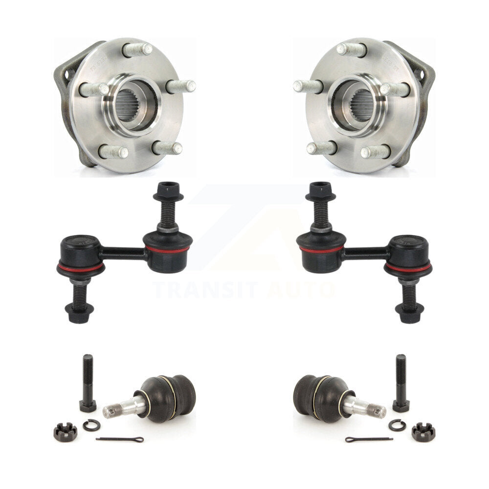 Transit Auto K7T-109325 Wheel Bearing and Hub Assembly for 2005-2014 Subaru Impreza, Subaru WRX, Subaru Forester & more - Front product image