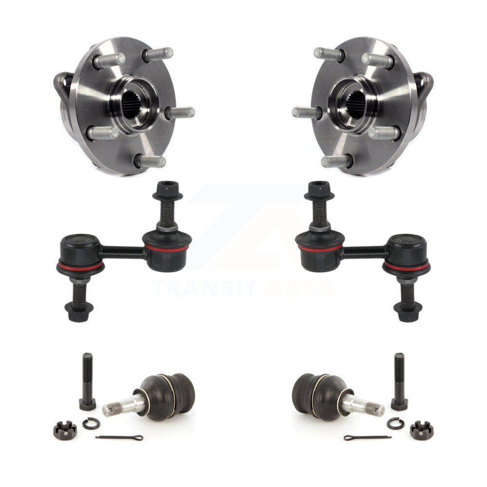 Transit Auto K7T-109326 Wheel Bearing and Hub Assembly for 2004-2014 Subaru Impreza, Subaru WRX STI - Front product image