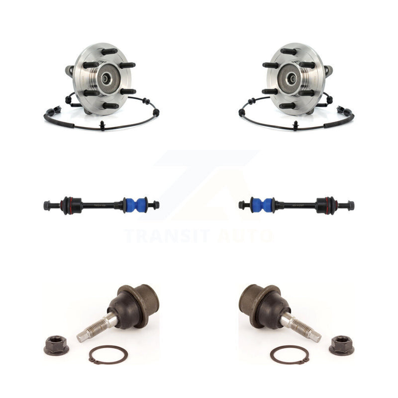 Transit Auto K7T-109348 Wheel Bearing and Hub Assembly for 2006-2008 Ford F-150, Lincoln Mark LT - Front product image