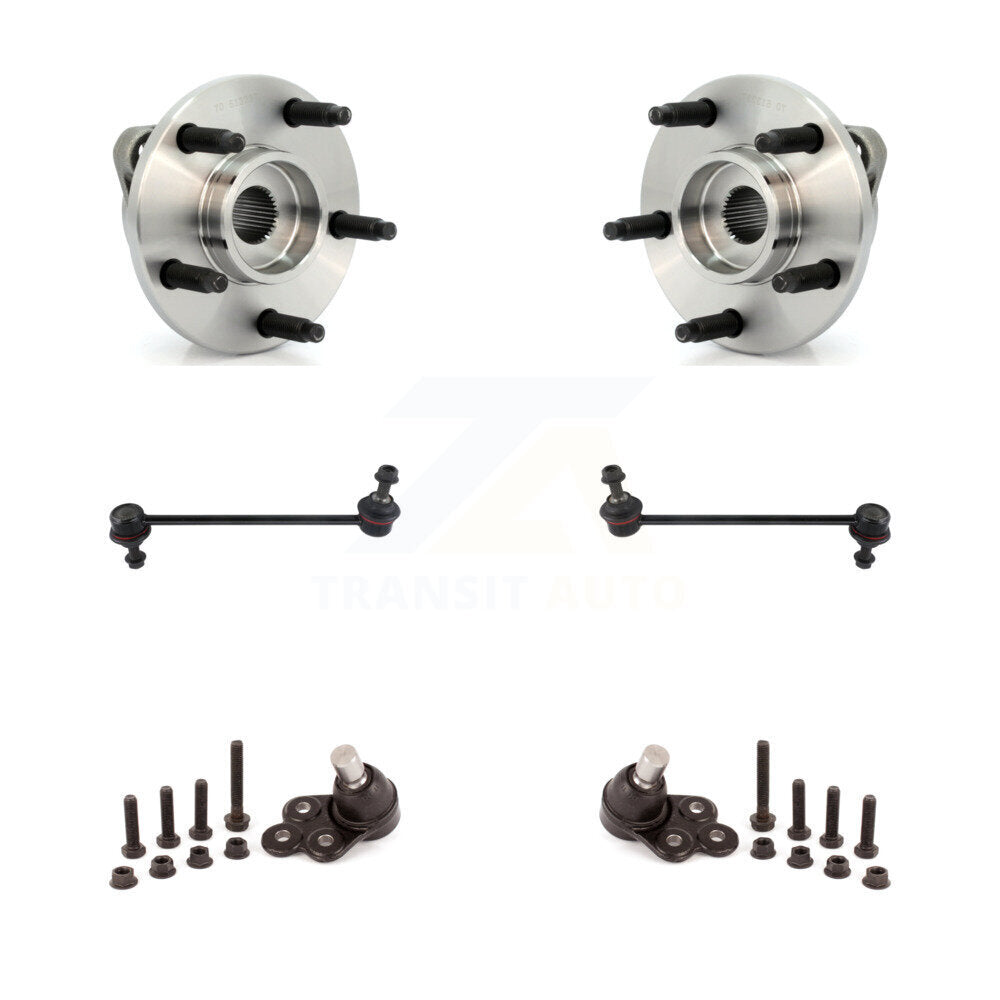 Transit Auto K7T-109361 Wheel Bearing and Hub Assembly for 2006-2008 Chevrolet HHR - Front product image