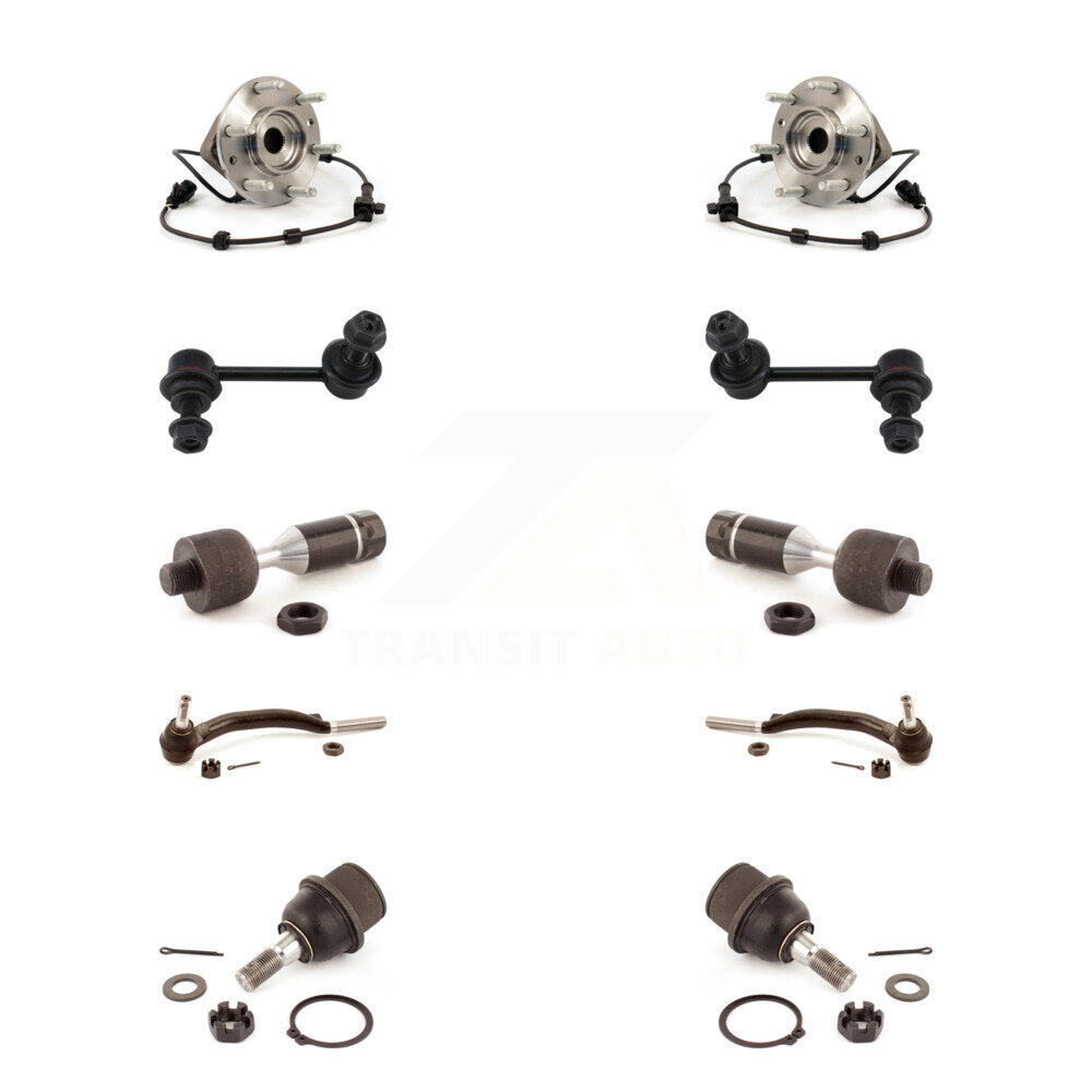 Transit Auto K7T-109390 Wheel Bearing and Hub Assembly for 2003-2009 Saab 9-7x, Buick Rainier, Chevrolet Trailblazer & more - Front product image