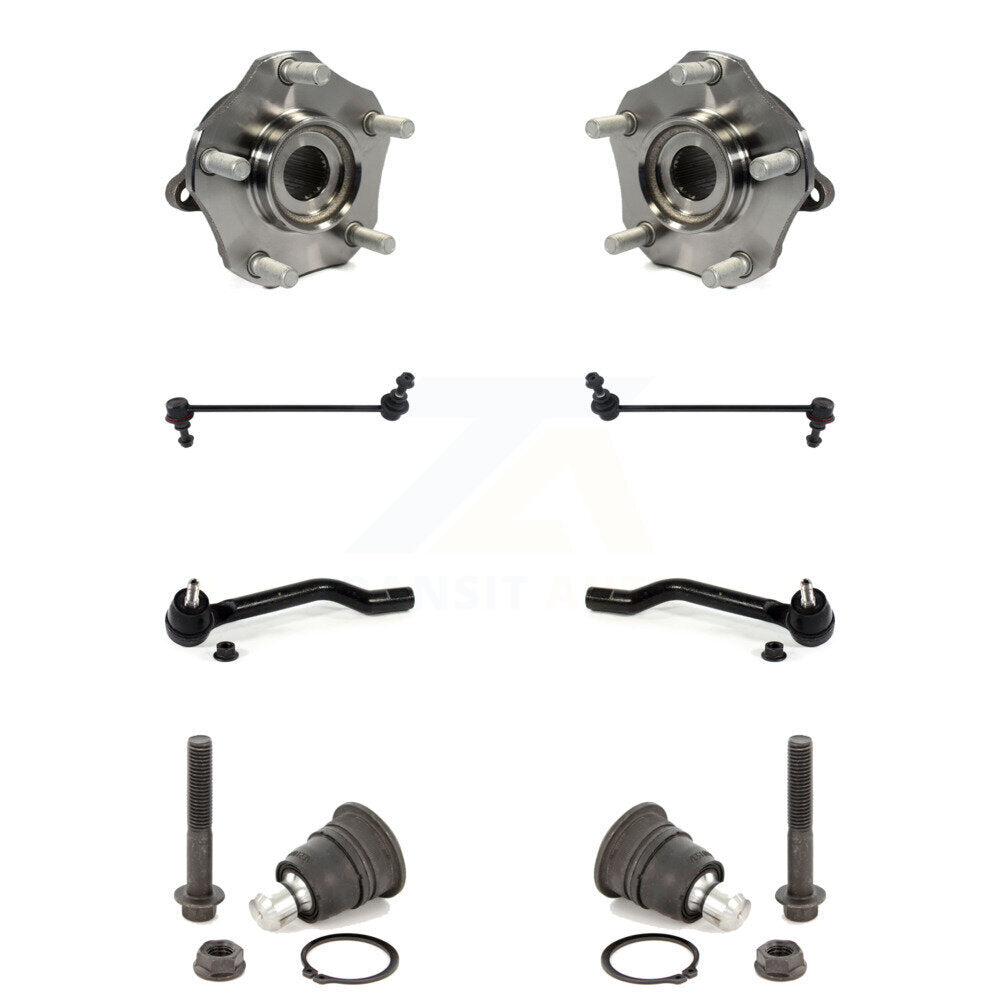 Transit Auto K7T-109403 Wheel Bearing and Hub Assembly for 2014-2022 Nissan Qashqai, Nissan Rogue Sport, Nissan Rogue - Front product image