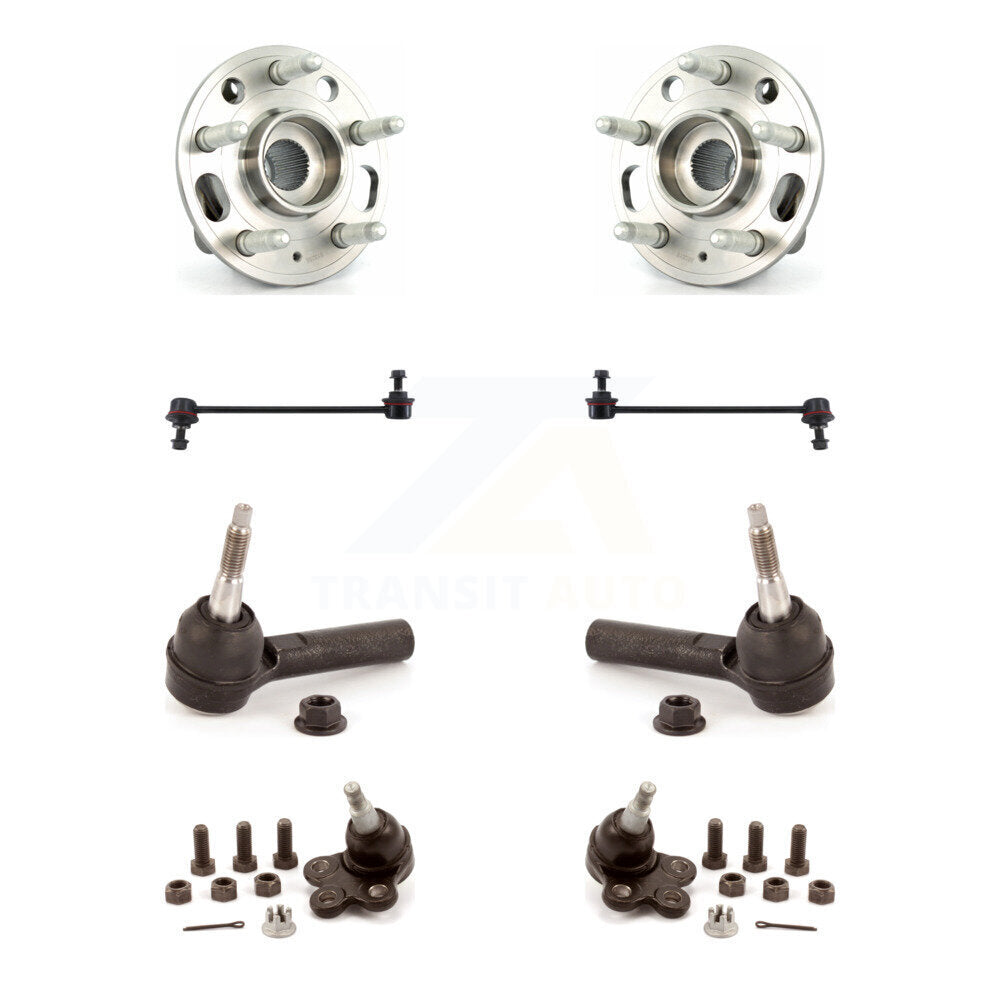 Transit Auto K7T-109433 Wheel Bearing and Hub Assembly for 2010-2017 Chevrolet Equinox, GMC Terrain - Front product image