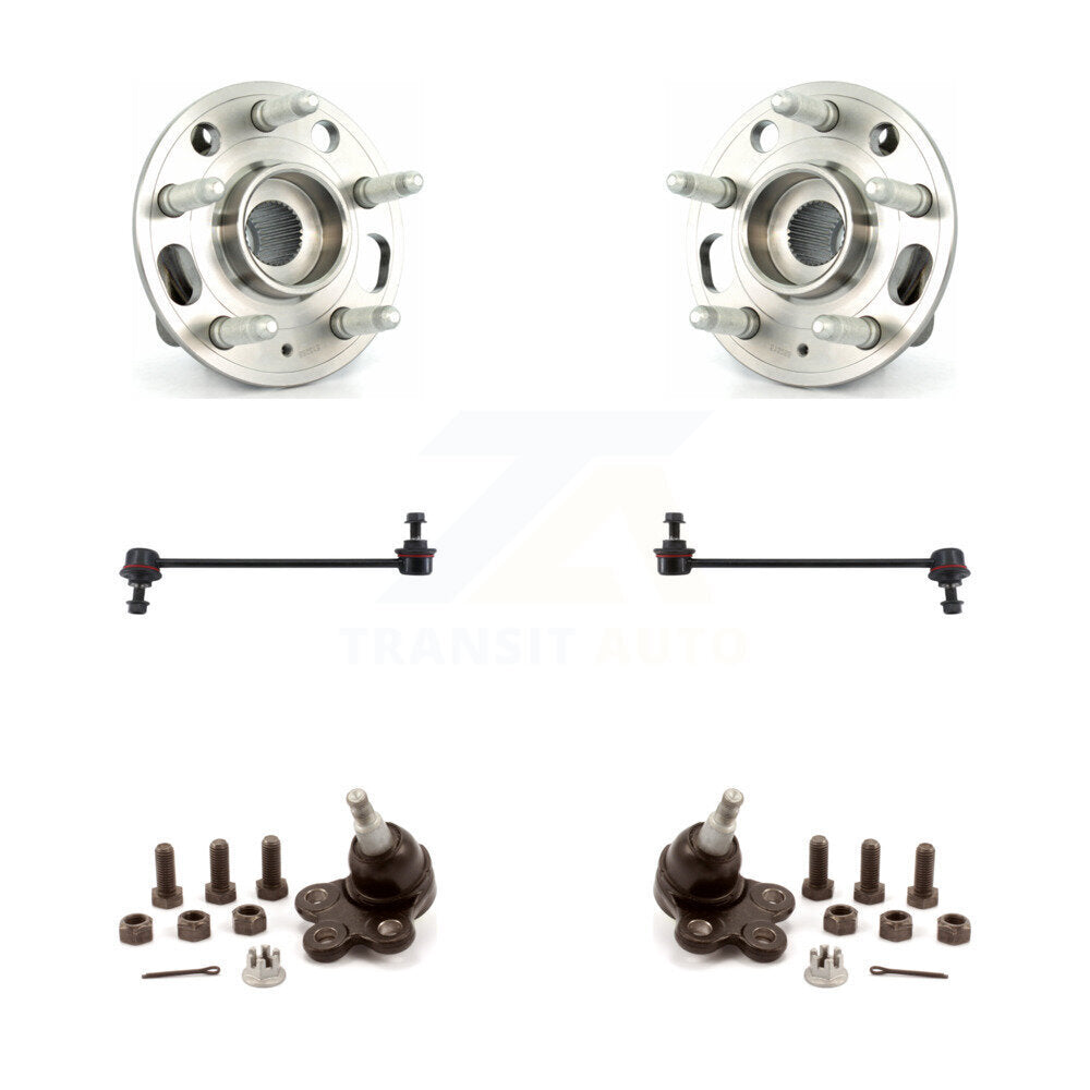 Transit Auto K7T-109463 Wheel Bearing and Hub Assembly for 2010-2017 Chevrolet Equinox, GMC Terrain - Front product image