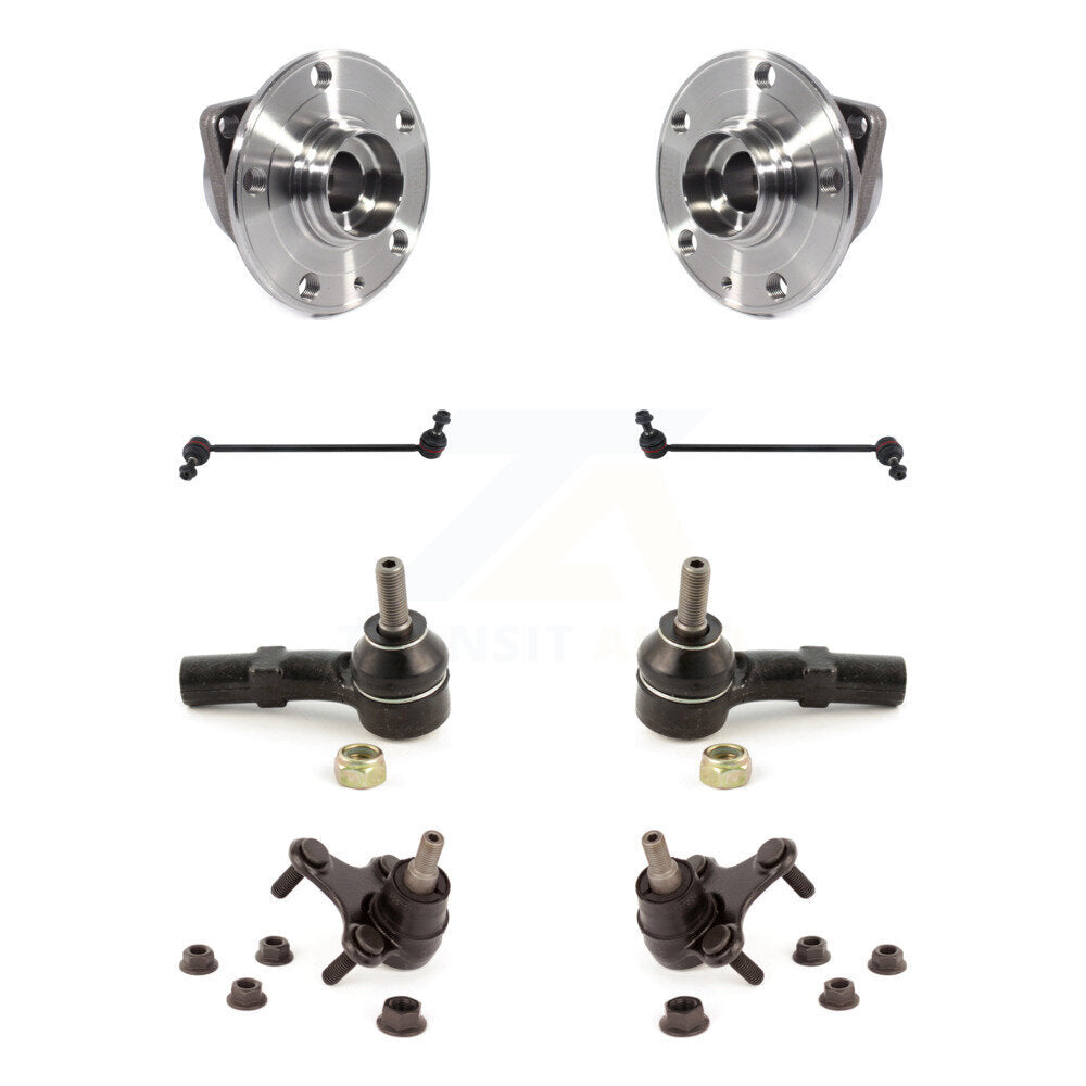 Transit Auto K7T-109493 Wheel Bearing and Hub Assembly for 2015-2023 Audi A3 Quattro, Audi S3, Volkswagen Golf R & more - Front product image