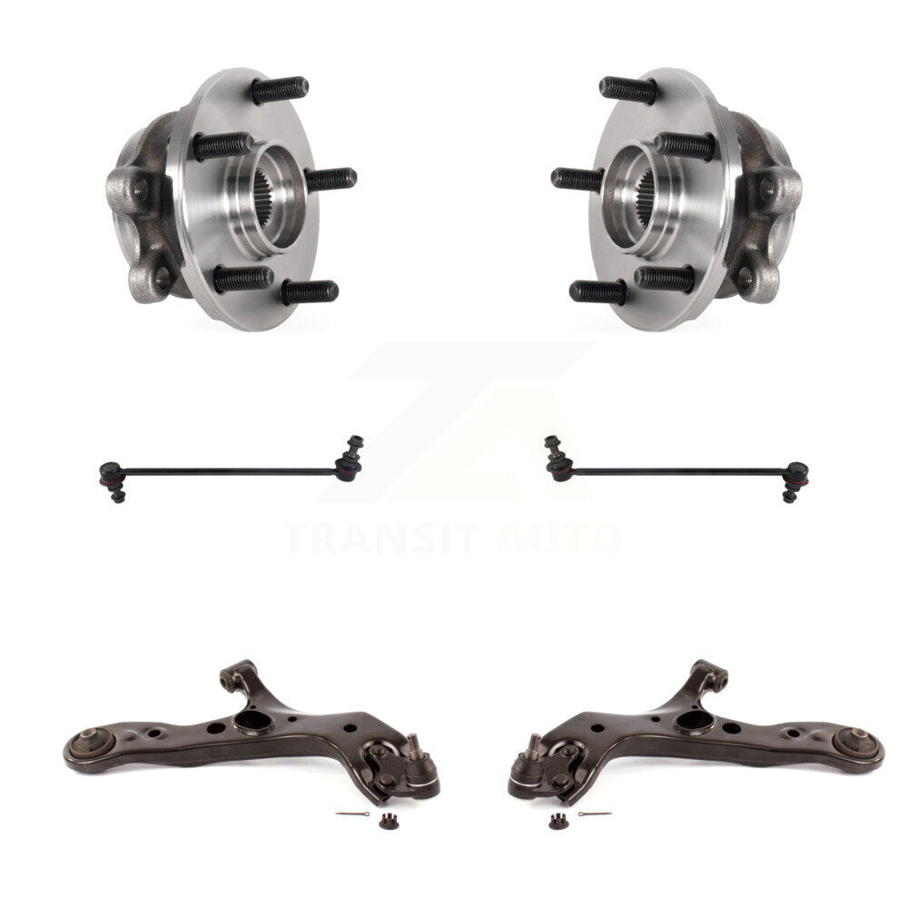 Transit Auto K7T-109883 Wheel Bearing and Hub Assembly for 2015-2021 Lexus NX300h, Lexus NX300, Lexus NX200t - Front product image