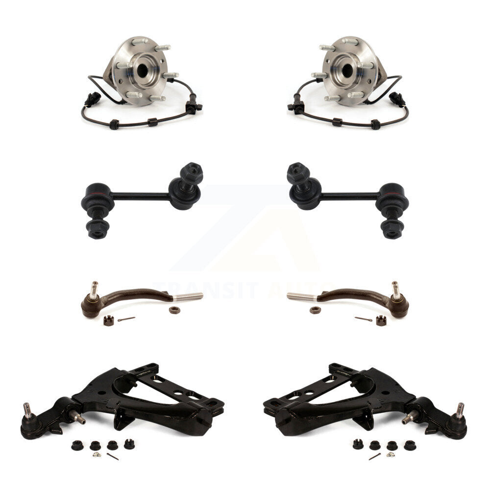 Transit Auto K7T-110030 Wheel Bearing and Hub Assembly for 2004-2008 Saab 9-7x, Buick Rainier, Chevrolet Trailblazer & more - Front product image