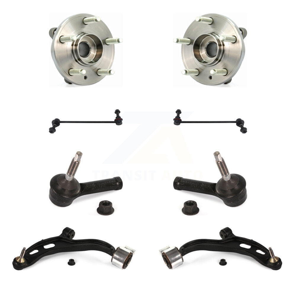 Transit Auto K7T-110080 Wheel Bearing and Hub Assembly for 2013-2019 Ford Flex, Lincoln MKT - Front product image