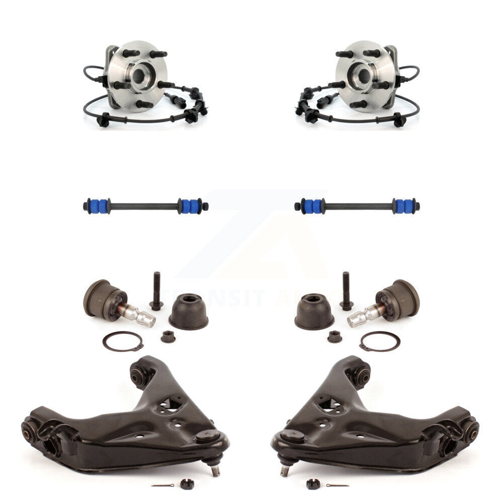Transit Auto K7T-110217 Wheel Bearing and Hub Assembly for 2000-2002 Ford Ranger, Mazda B3000, Mazda B4000 - Front product image