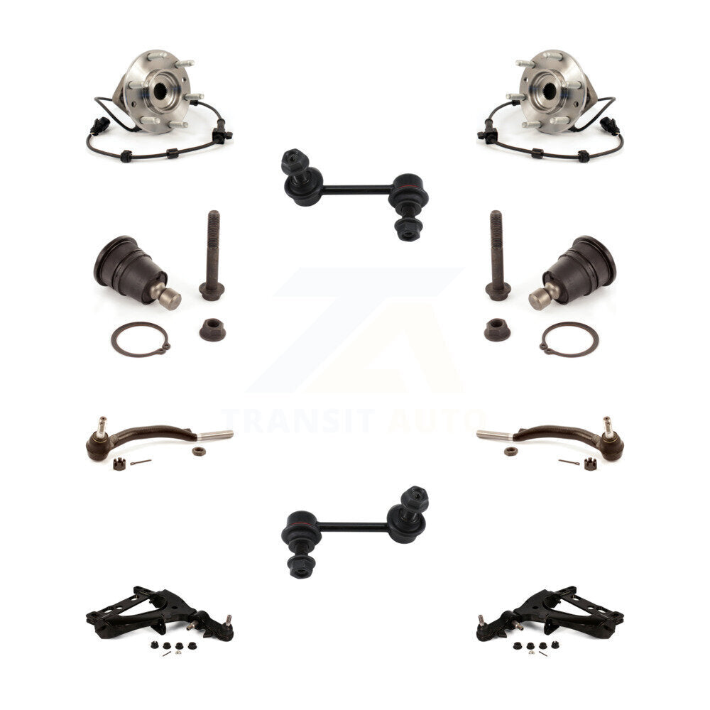 Transit Auto K7T-110252 Wheel Bearing and Hub Assembly for 2004-2008 Saab 9-7x, Buick Rainier, Chevrolet Trailblazer & more - Front product image