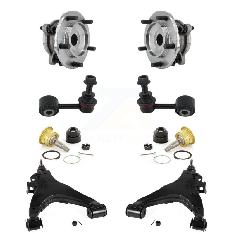 Transit Auto K7T-110259 Wheel Bearing and Hub Assembly for 2007-2018 Toyota Sequoia, Toyota Tundra - Front product image