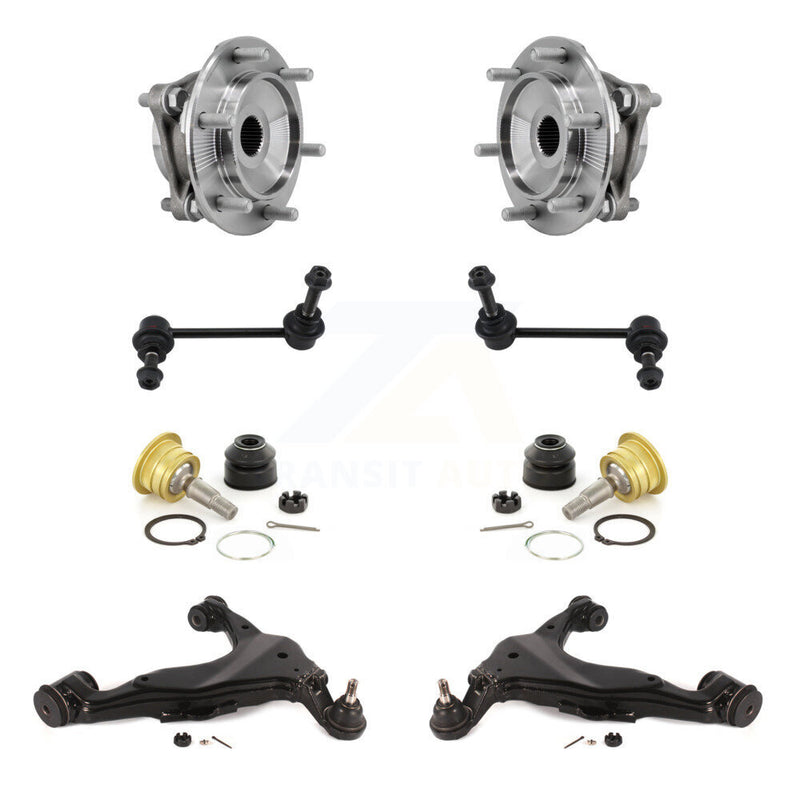Transit Auto K7T-110264 Wheel Bearing and Hub Assembly for 2003-2009 Toyota FJ Cruiser, Lexus GX470, Toyota 4Runner - Front product image