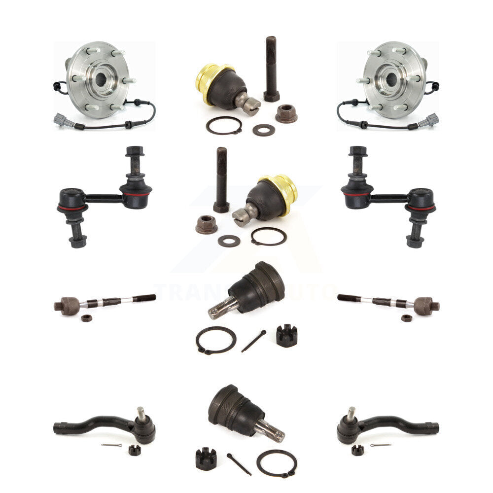 Transit Auto K7T-110266 Wheel Bearing and Hub Assembly for 2008-2012 Nissan Armada, Nissan TITAN, INFINITI QX56 - Front product image