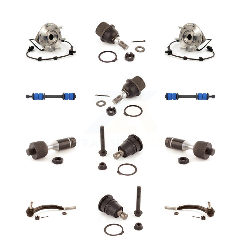 Transit Auto K7T-110272 Wheel Bearing and Hub Assembly for 2008-2009 Chevrolet Trailblazer, GMC Envoy, Saab 9-7x - Front product image