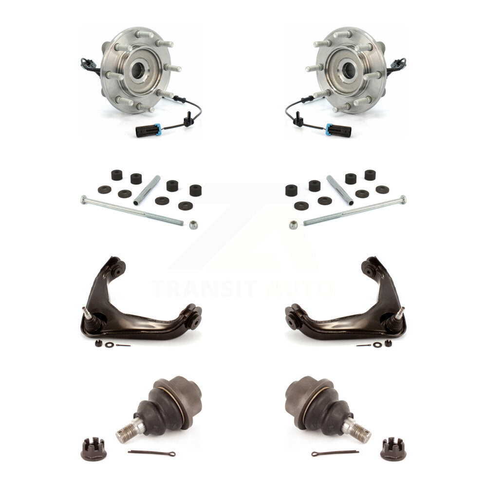 Transit Auto K7T-110406 Wheel Bearing and Hub Assembly for 2007-2010 Chevrolet Silverado 3500 HD, GMC Sierra 3500 HD - Front product image
