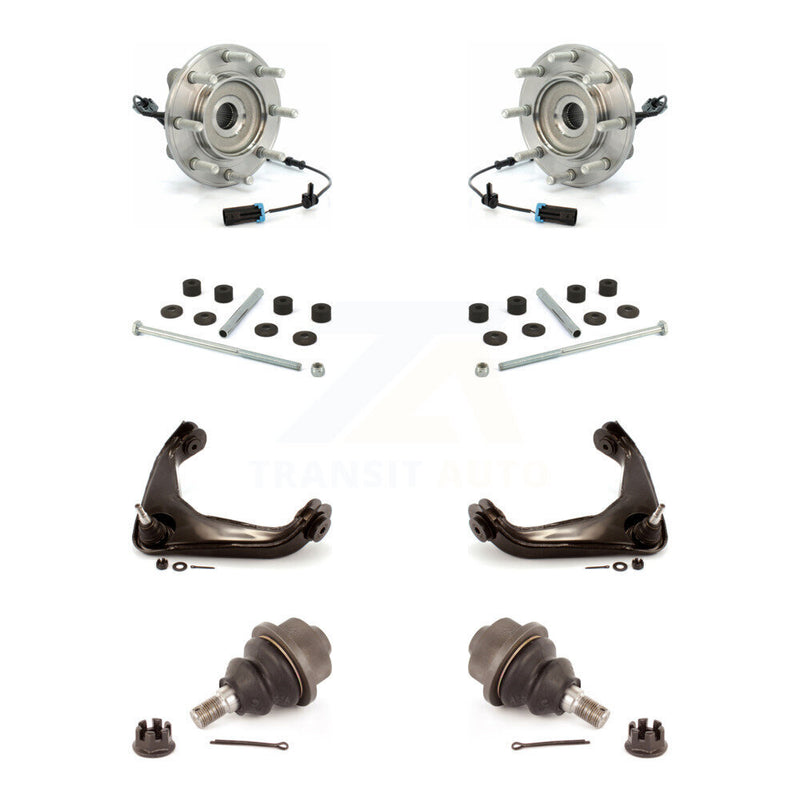 Transit Auto K7T-110406 Wheel Bearing and Hub Assembly for 2007-2010 Chevrolet Silverado 3500 HD, GMC Sierra 3500 HD - Front product image