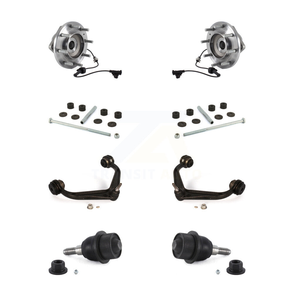 Transit Auto K7T-110408 Wheel Bearing and Hub Assembly for 2011-2019 Chevrolet Silverado 3500 HD, GMC Sierra 3500 HD - Front product image
