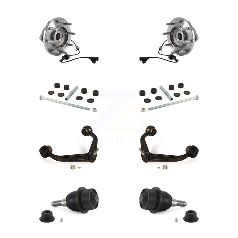 Transit Auto K7T-110408 Wheel Bearing and Hub Assembly for 2011-2019 Chevrolet Silverado 3500 HD, GMC Sierra 3500 HD - Front product image