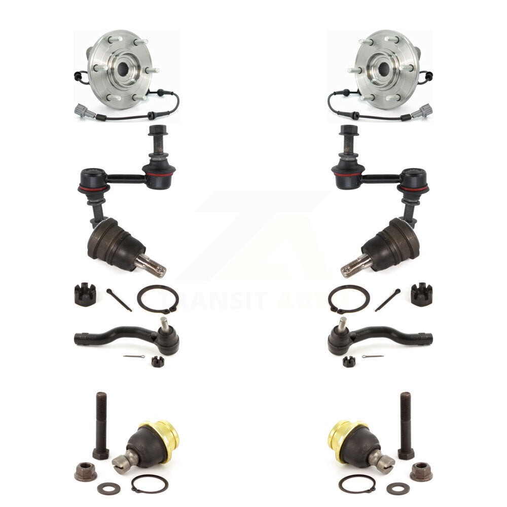 Transit Auto K7T-110439 Wheel Bearing and Hub Assembly for 2008-2012 Nissan Armada, Nissan TITAN, INFINITI QX56 - Front product image