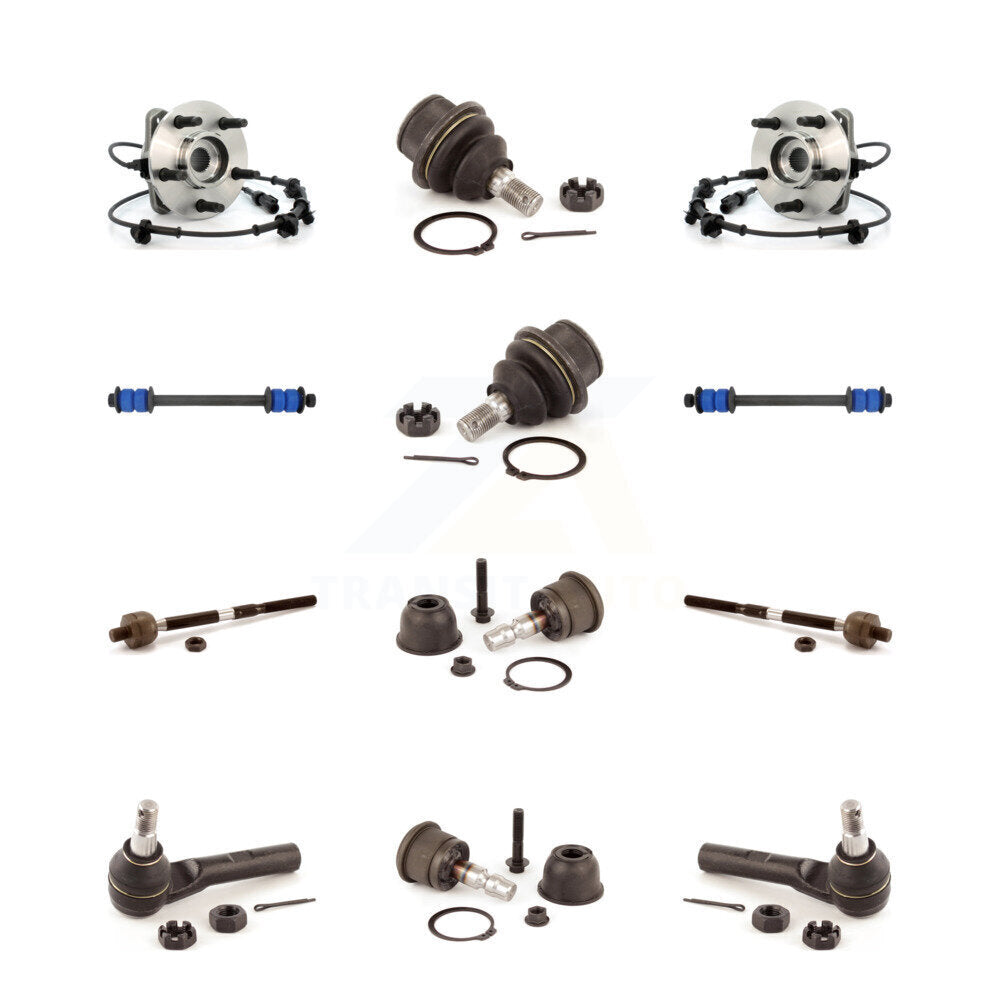 Transit Auto K7T-110451 Wheel Bearing and Hub Assembly for 2000-2002 Ford Ranger, Mazda B3000, Mazda B4000 - Front product image