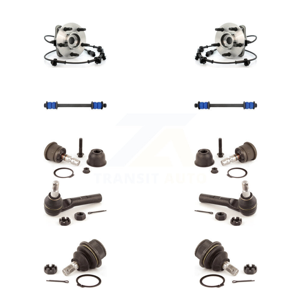 Transit Auto K7T-110533 Wheel Bearing and Hub Assembly for 2000-2002 Ford Ranger, Mazda B3000, Mazda B4000 - Front product image