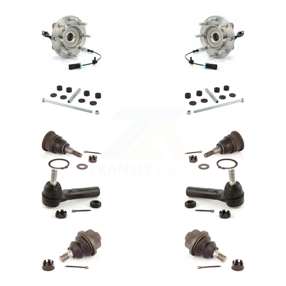 Transit Auto K7T-110571 Wheel Bearing and Hub Assembly for 2007-2010 Chevrolet Silverado 3500 HD, GMC Sierra 3500 HD - Front product image