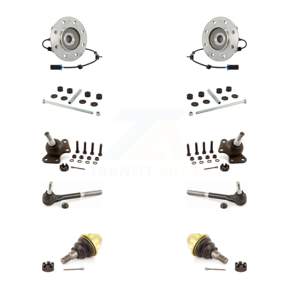 Transit Auto K7T-110604 Wheel Bearing and Hub Assembly for 1995-2000 Chevrolet K3500, GMC K3500 - Front product image