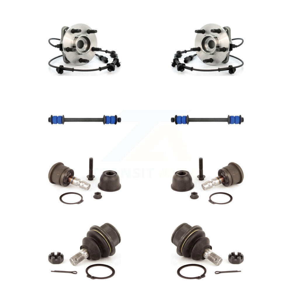 Transit Auto K7T-110620 Wheel Bearing and Hub Assembly for 2000-2002 Ford Ranger, Mazda B3000, Mazda B4000 - Front product image