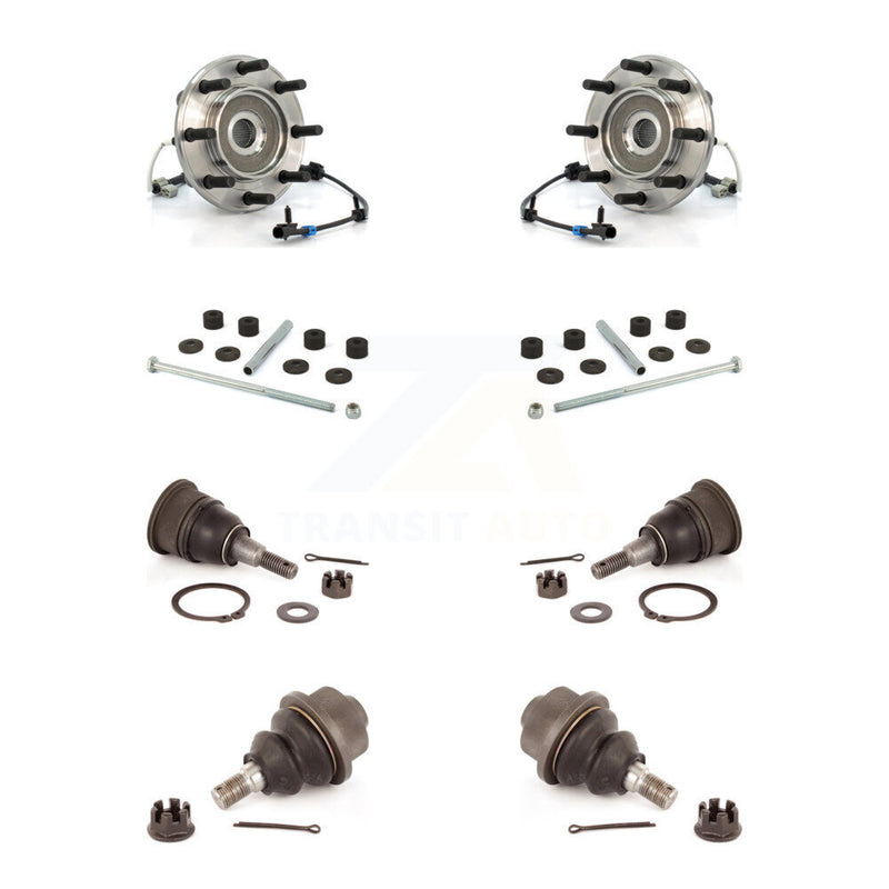 Transit Auto K7T-110647 Wheel Bearing and Hub Assembly for 2001-2007 Chevrolet Silverado 3500 Classic, GMC Sierra 3500 Classic, Chevrolet Silverado 3500 & more - Front product image