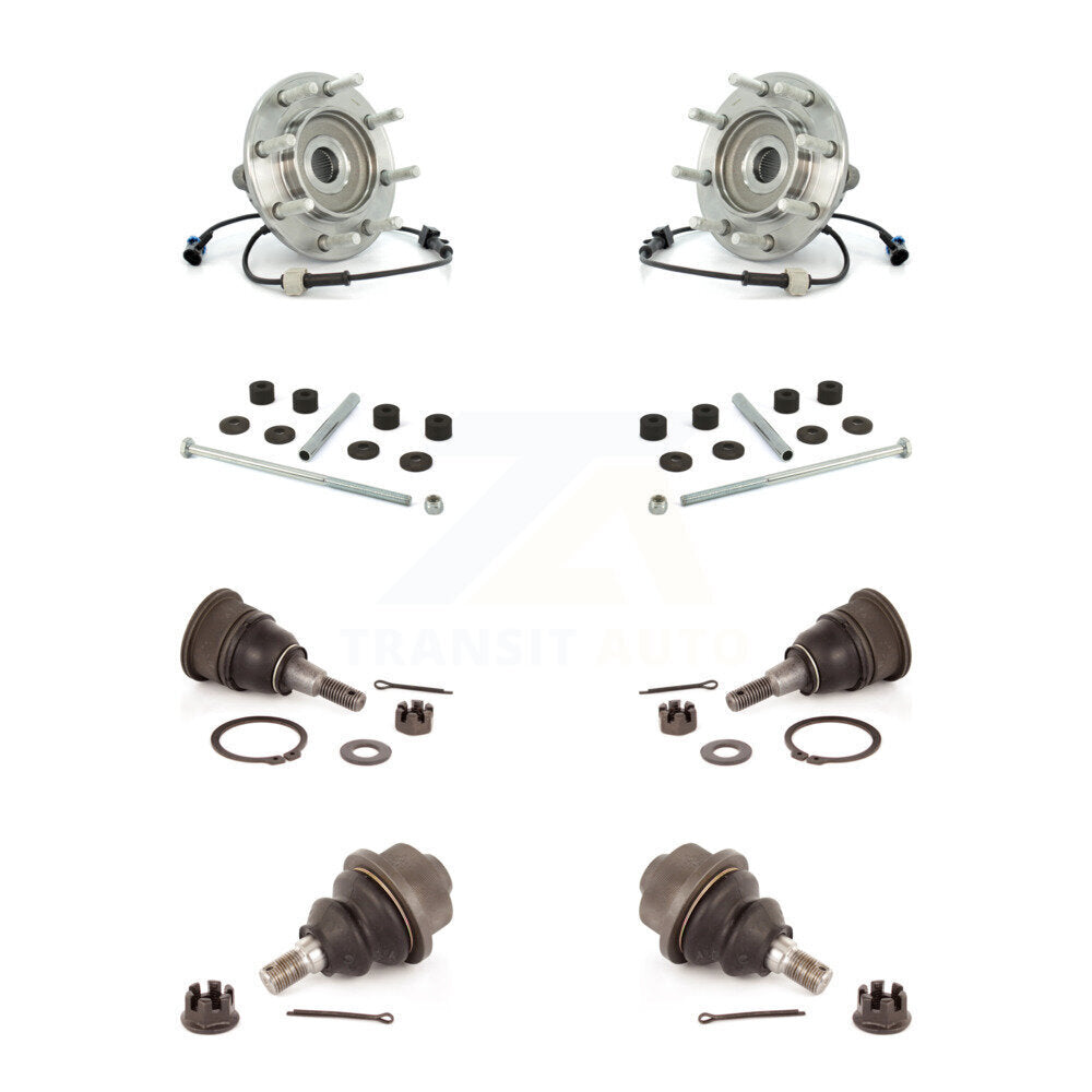 Transit Auto K7T-110648 Wheel Bearing and Hub Assembly for 2001-2007 Chevrolet Silverado 3500 Classic, GMC Sierra 3500 Classic, Chevrolet Silverado 3500 & more - Front product image