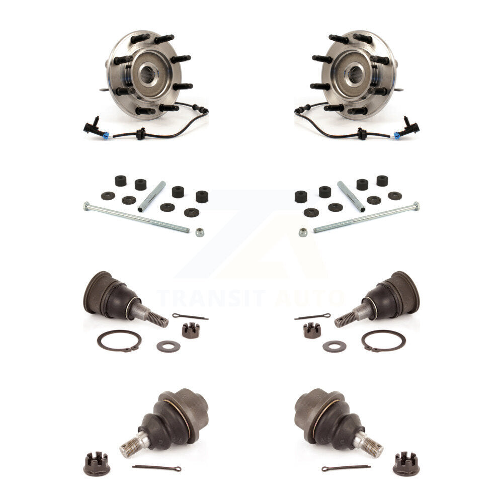 Transit Auto K7T-110651 Wheel Bearing and Hub Assembly for 2007-2010 Hummer H2, Chevrolet Silverado 2500 HD, Chevrolet Silverado 3500 HD & more - Front product image