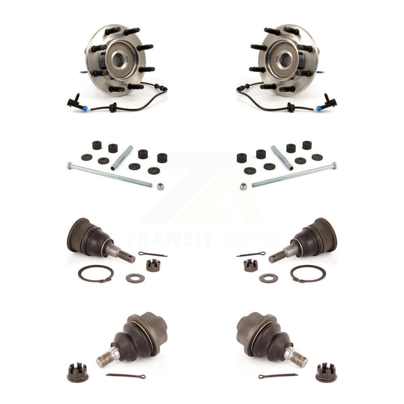 Transit Auto K7T-110651 Wheel Bearing and Hub Assembly for 2007-2010 Hummer H2, Chevrolet Silverado 2500 HD, Chevrolet Silverado 3500 HD & more - Front product image
