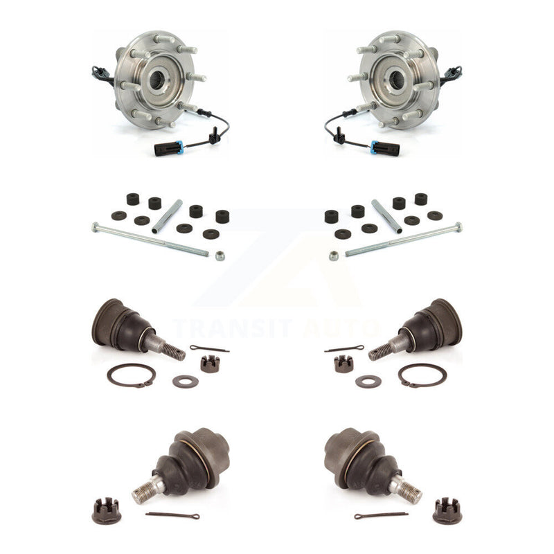 Transit Auto K7T-110652 Wheel Bearing and Hub Assembly for 2007-2010 Chevrolet Silverado 3500 HD, GMC Sierra 3500 HD - Front product image