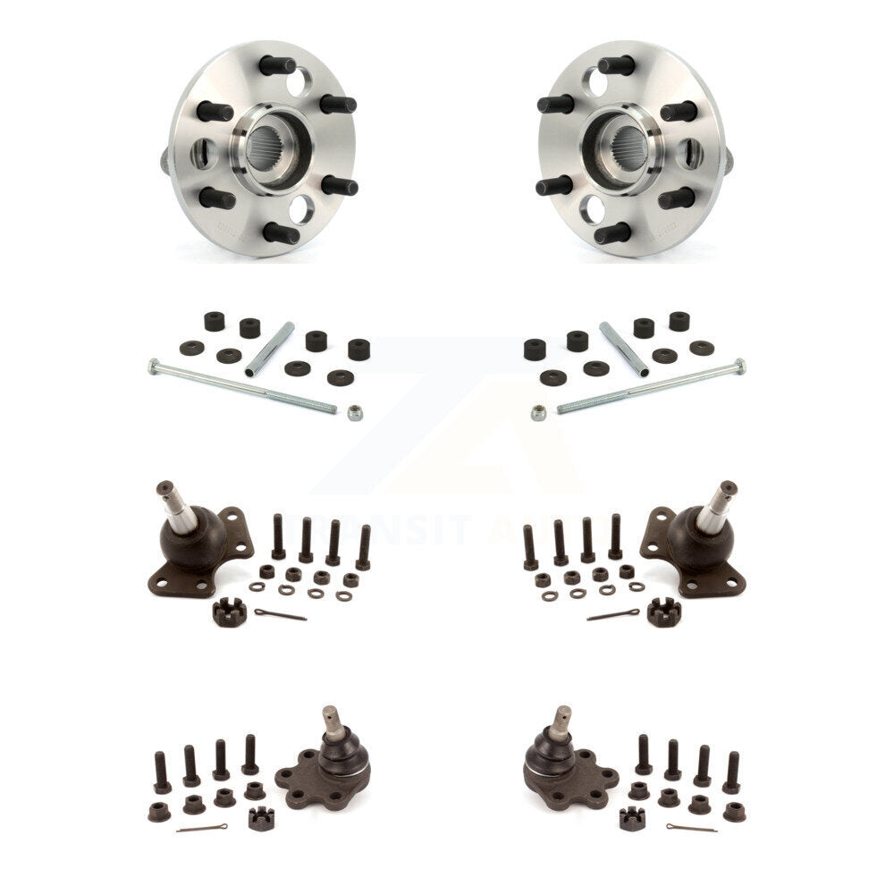 Transit Auto K7T-110688 Wheel Bearing and Hub Assembly for 1992-1994 Chevrolet K2500 Suburban, GMC K2500 Suburban - Front product image