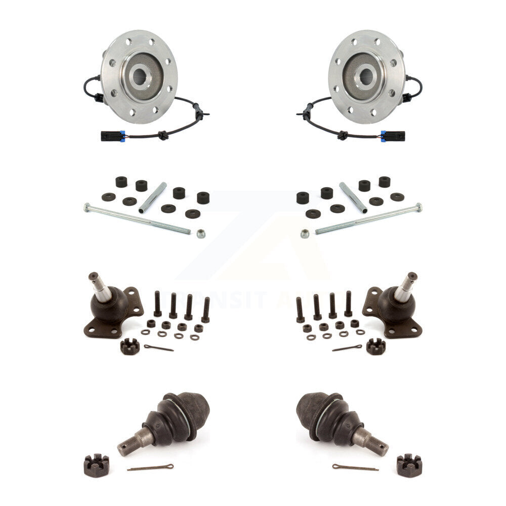 Transit Auto K7T-110690 Wheel Bearing and Hub Assembly for 1996-2000 Chevrolet K3500, GMC K3500 - Front product image
