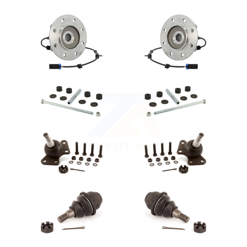 Transit Auto K7T-110690 Wheel Bearing and Hub Assembly for 1996-2000 Chevrolet K3500, GMC K3500 - Front product image