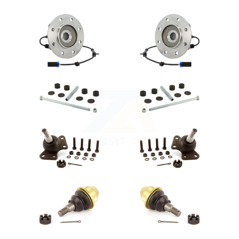 Transit Auto K7T-110691 Wheel Bearing and Hub Assembly for 1995-2000 Chevrolet K3500, GMC K3500 - Front product image