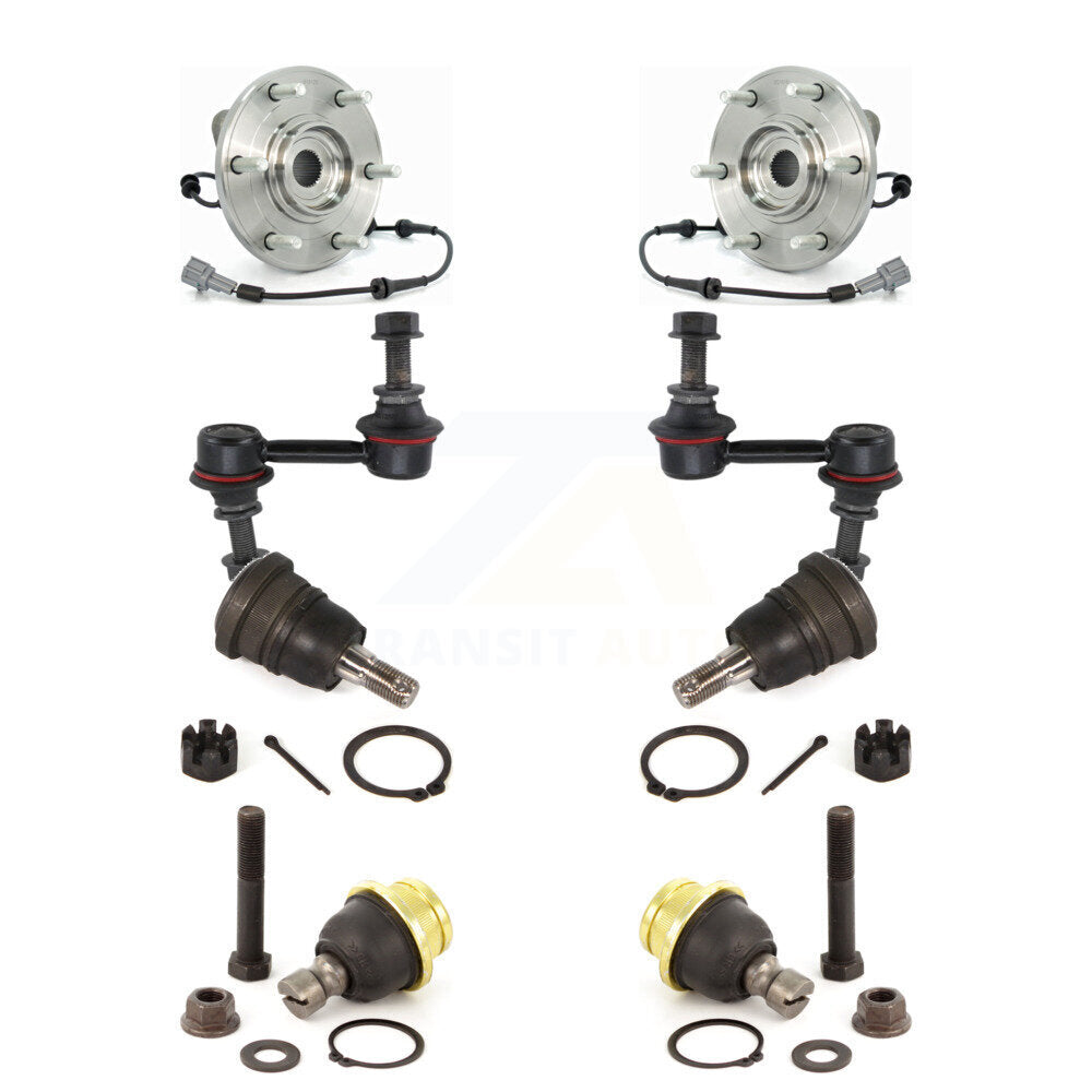 Transit Auto K7T-110722 Wheel Bearing and Hub Assembly for 2008-2012 Nissan Armada, Nissan TITAN, INFINITI QX56 - Front product image
