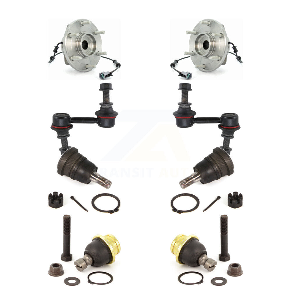 Transit Auto K7T-110724 Wheel Bearing and Hub Assembly for 2004-2007 Nissan Armada, INFINITI QX56, Nissan Pathfinder Armada & more - Front product image