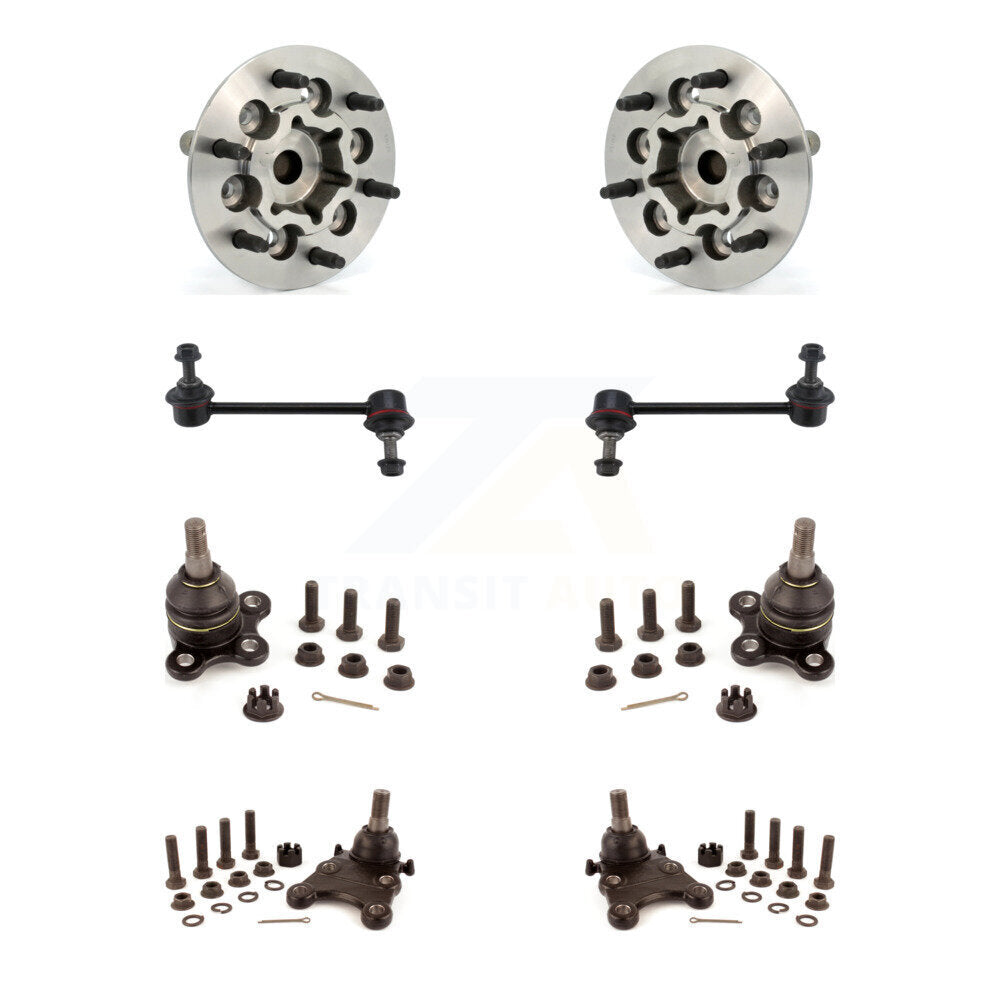 Transit Auto K7T-110758 Wheel Bearing and Hub Assembly for 2009-2012 GMC Canyon, Chevrolet Colorado - Front product image
