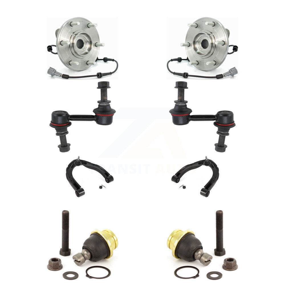 Transit Auto K7T-111075 Wheel Bearing and Hub Assembly for 2008-2012 Nissan Armada, Nissan TITAN, INFINITI QX56 - Front product image
