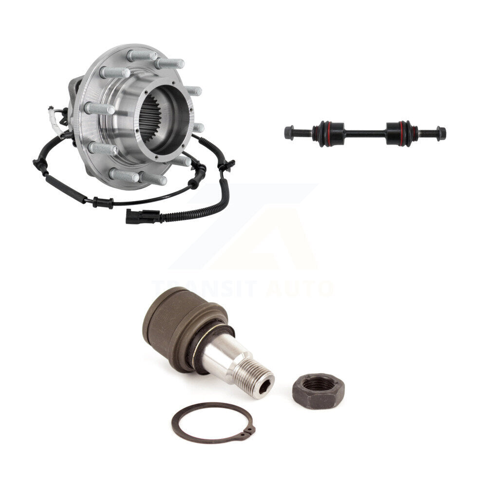 Transit Auto K7T-111395 Wheel Bearing and Hub Assembly for 2017-2019 Ford F-350 Super Duty, Ford F-450 Super Duty - Front product image